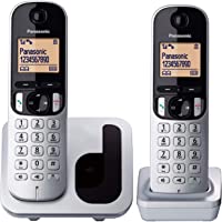 Panasonic KX-TGC212 - Teléfono Fijo Inalámbrico Duo Digital (LCD 1.6&quot-- DECT- Agenda- Alarma- Bloque Llamadas…
